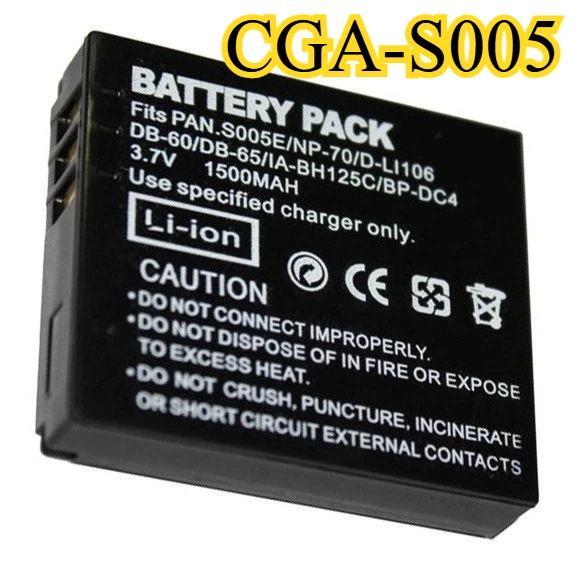 1500Mah CGA-S005 Ca… - image