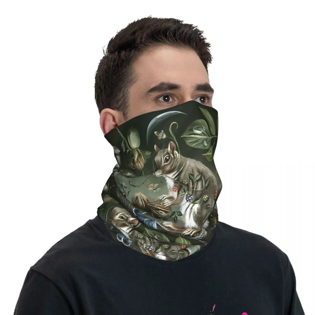 Mole Scarf Neckerchief Neck Face Mask Polyester