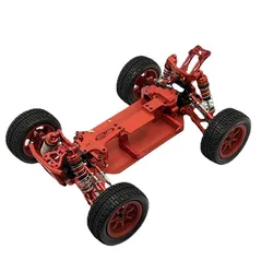 Aggiorna telaio modificato in metallo per ricambi auto WLtoys 1/14 144010 144001 144002 RC