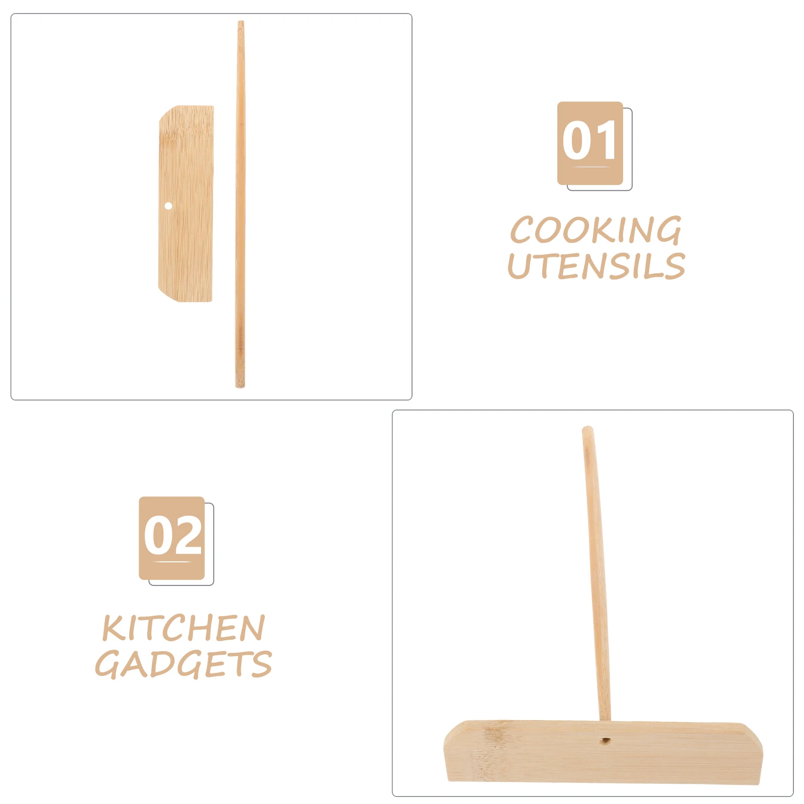 

Pancakes and Bamboo Rakes Scraper Crepe Spreader Paver T Small Spatulas for Kitchen Use Tool Wooden Bakery