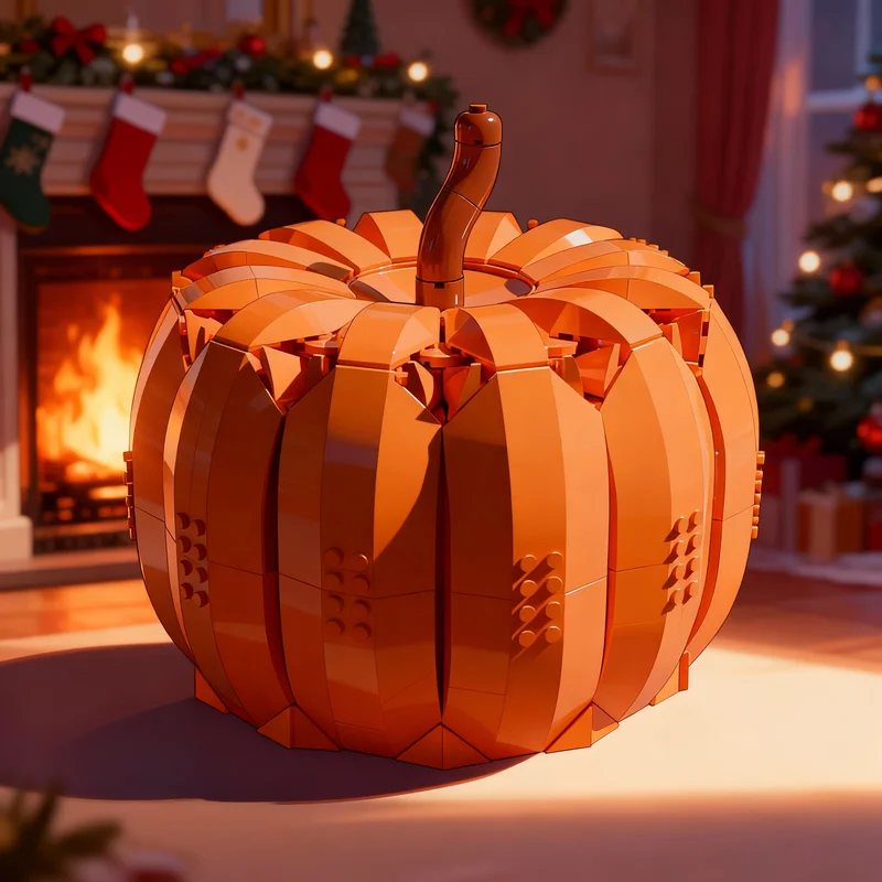 

Набор строительных блоков MOC Botanicals: Модель тыквы, 1014 деталей. Конструктор для самостоятельной сборки, рождественский подарок, развивающая игрушка, креативная идея для творчества.