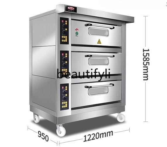 Commercial Oven Large Capacity Electric Baking Oven for Baking Cakes and Pizzas