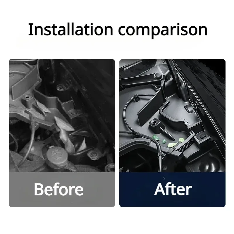 Debris Filter for Tesla Model Y/3+ Front Trunk Water Guide Channel Protective Net Cover Debris Leak Filter Groove Accessories