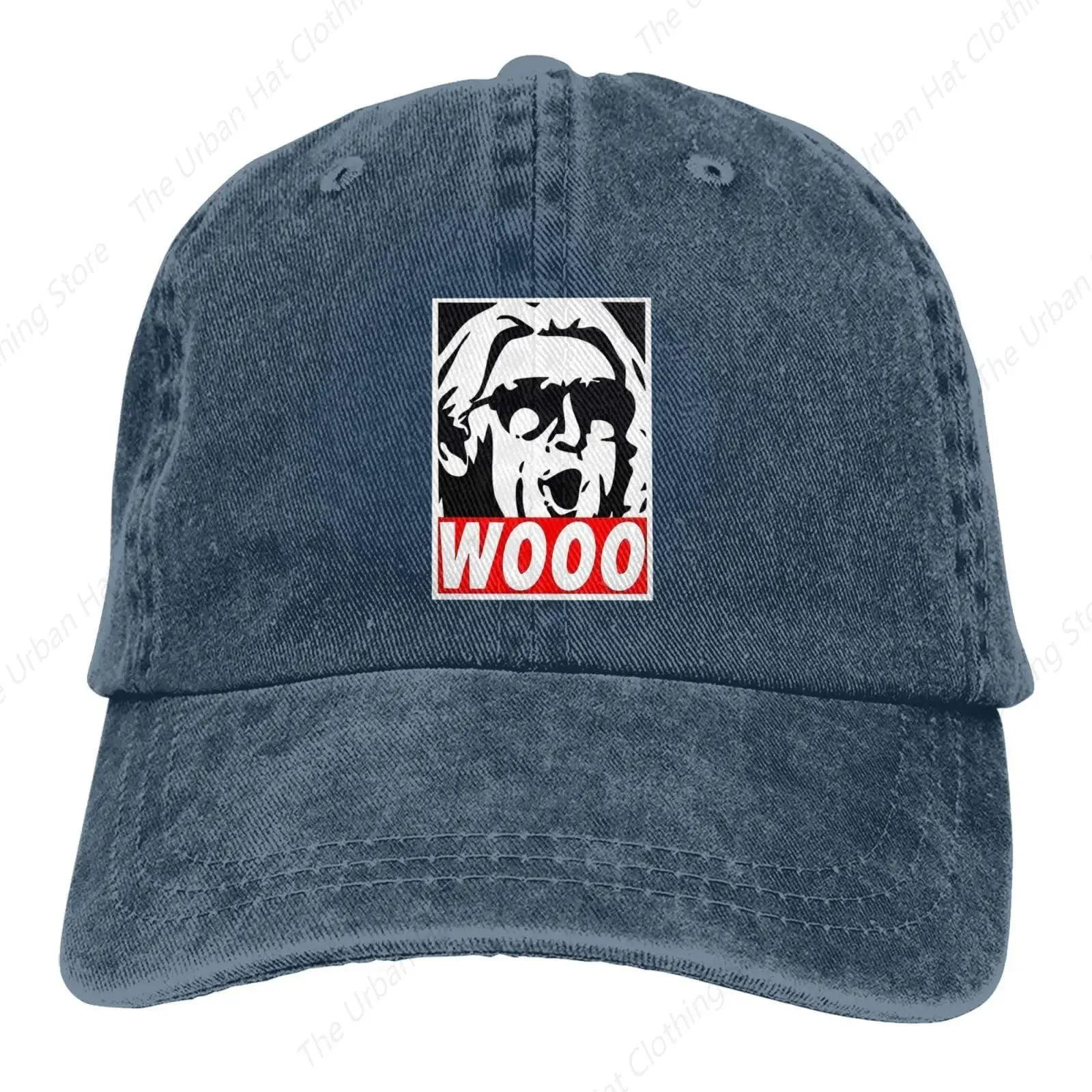 Wooo-RIC Flair Cowboy Hat Fashion Baseball Cap Vintage Washed Unisex Adjustable Trucker Hats for Men Women Daily Outdoor