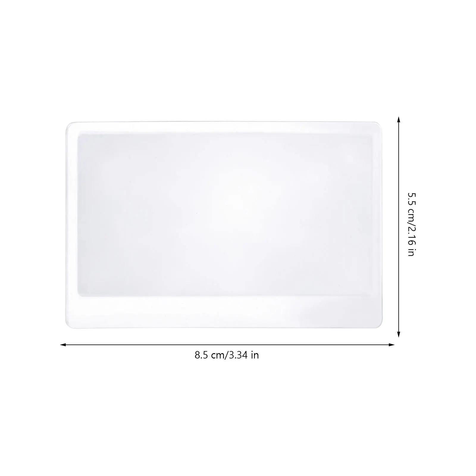 

20Pcs Credit Card Magnifier Sheets PVC Durable 85x55mm Reading Aid 3x Magnifying Glass for Books Newspapers Menus Seniors