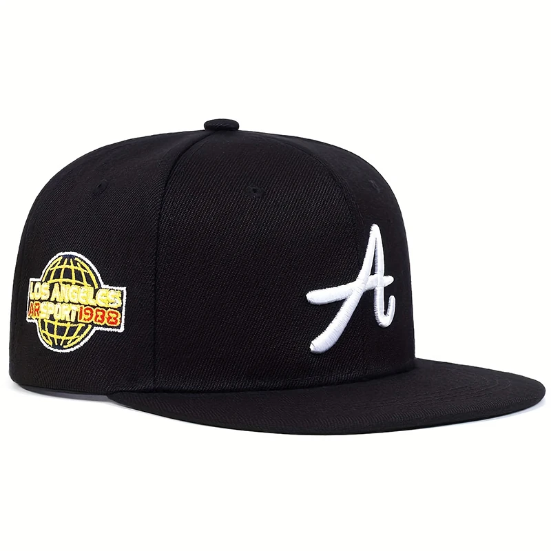 Unisex Gothic Letter Embroidery Hip-Hop-Hüte, verstellbare Freizeit-Baseballmützen für den Außenbereich, Sonnenschutzhut, Sport-Golfmütze – Detail 2