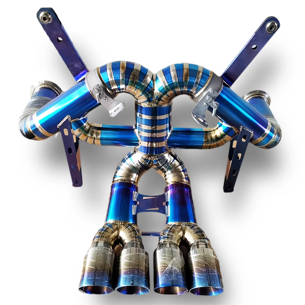 

Выхлопная система выпускного клапана Cat-Back из титанового сплава для Lamborghini LP700/LP750/LP720 2012-2018