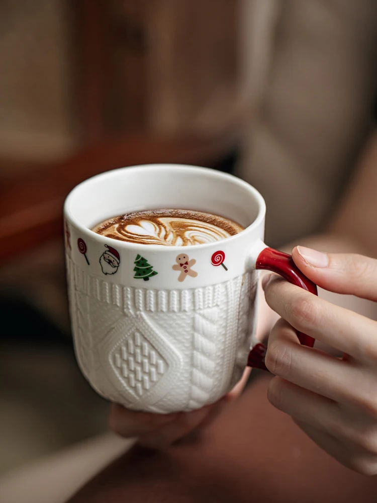 

Одинаковые кружки для пар, набор из 2-х тисненных керамических кофейных чашек, рождественский подарок для пар, его, юбилей, подарки на День святого Валентина