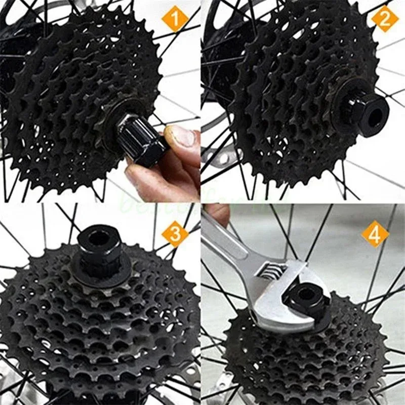Bike Bicycle Cassette Freewheel Lockring Remover Repair Tool For Shimano Bicycle Flywheel Lock Bike Repair Cycling Accessories view 3