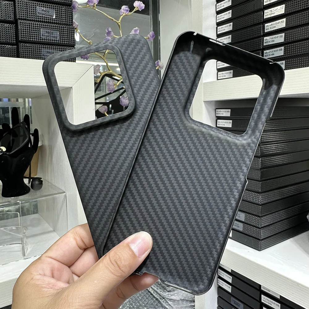 

Applicable to Xiaomi Mi 14 Pro Kevlar1500D mobile phone case Xiaomi Mi 14 aramid fiber back cover carbon fiber protective cover