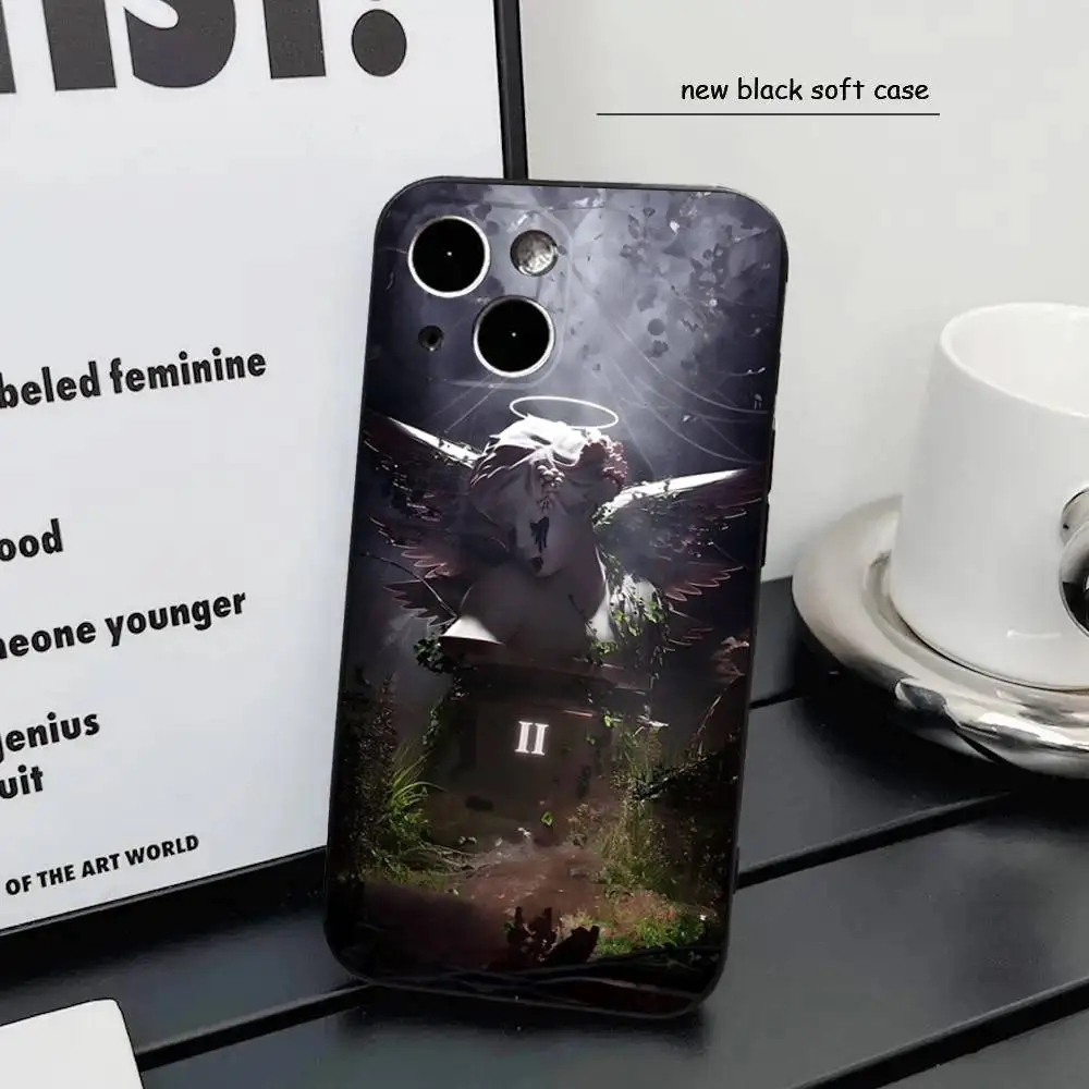 Singer Junior H Sad Boyz  Phone Case For iPhone16,15,14,13,12 Mini 11 Pro XR,X,XS,MAX 7,8 Plus Silicone Cover Soft Black