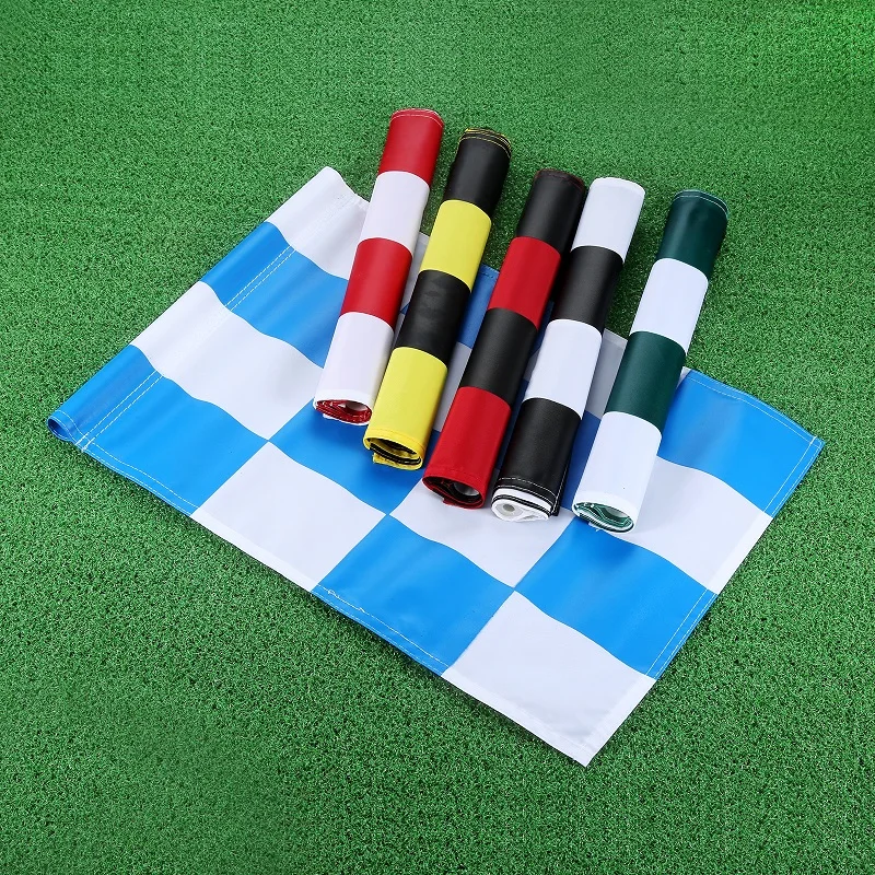 Golf Backyard Training Aids Hole Pole Cup Flags Putting Green Marker for Outdoor Indoor Backyard Golf Courses Practice 51 x 36cm