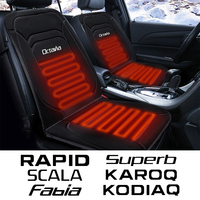 Car Seat Heater Hot Cushion Auto Accessories For Skoda Octavia Fabia Rapid Superb Kodiaq Scala Karoq Citigo Kamiq Roomster Enyaq