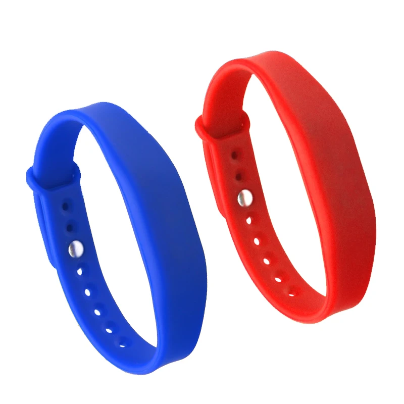 Pulsera impermeable ajustable de silicona NFC NTAG215 RFID