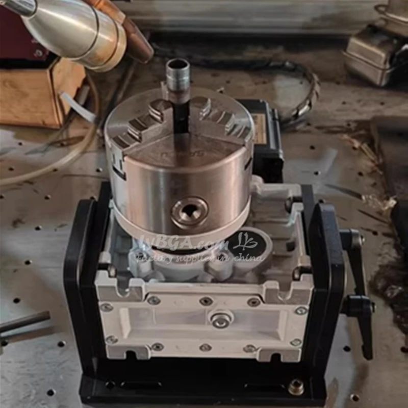 

Precision Indexing Speed-Controlled Rotary AxisTable 80mm 100mm 125mm160mm for Laser Welding Circumferential Seam Welder Fixture