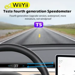 WiiYii-Tabla de código de aire oculta T5, sincronización de datos de coche Original, señal de giro de velocidad HUD, potencia segura, conducción conveniente para Tesla