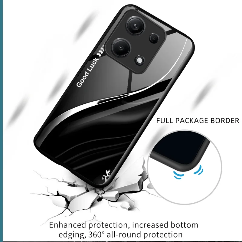 حافظة من الزجاج المقسى الصلب لهاتف OPPO A6 Pro 5G 4G غطاء حماية متدرج اللون خلفي Shell Fundas