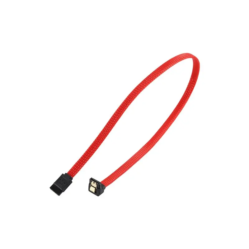 Superior 50CM SATA 3.0 III SATA3 7Pin Data Cable Right Angle 6Gb/S SSD Cables HDD Hard Disk Data Cord With Nylon Sleeved