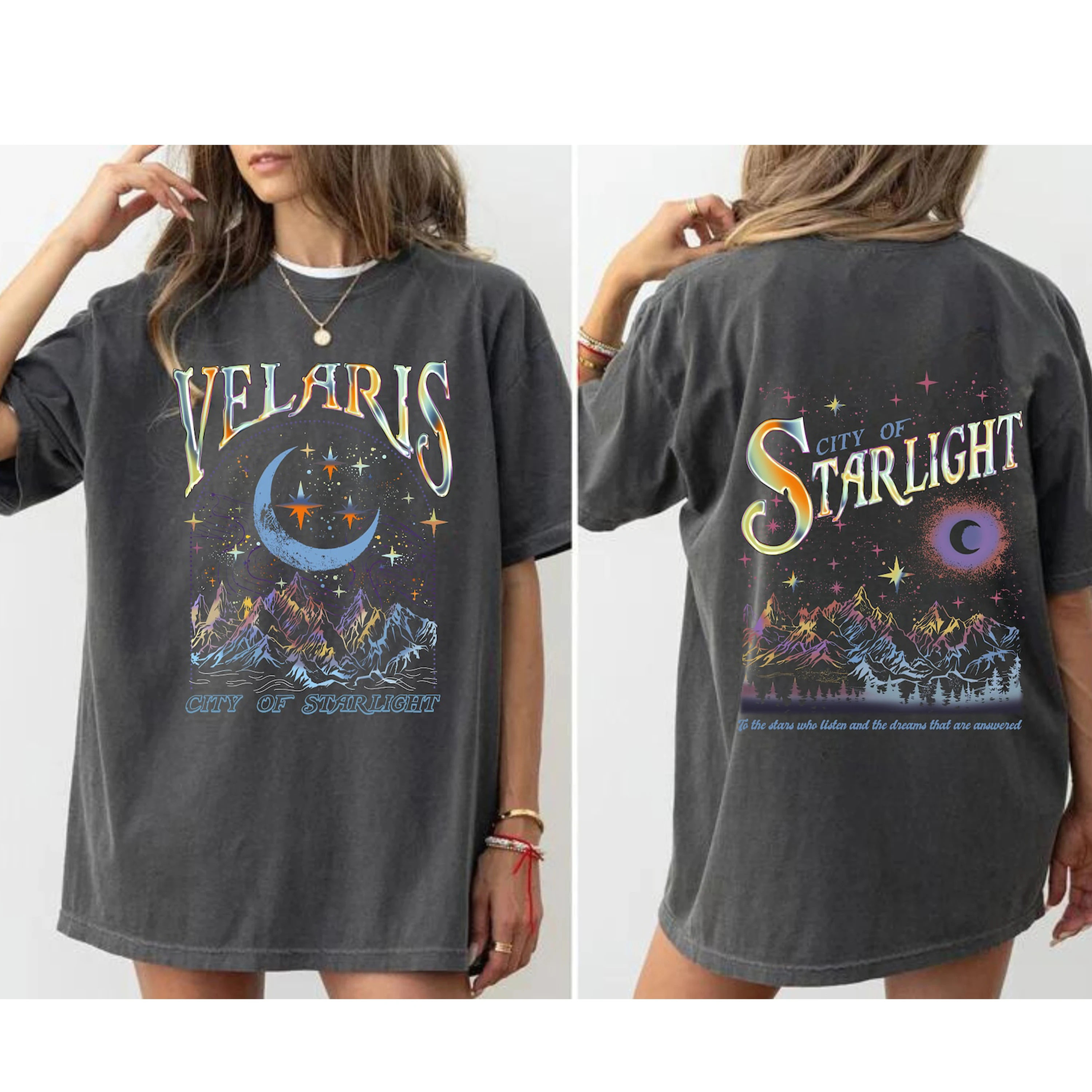 Shirt Sarah J Maas Merch 100%Cotton Shirt Retro ACOTAR Velaris City of Starlight Book Lover Gift Loose Shirt For Unisex Y2K Tee