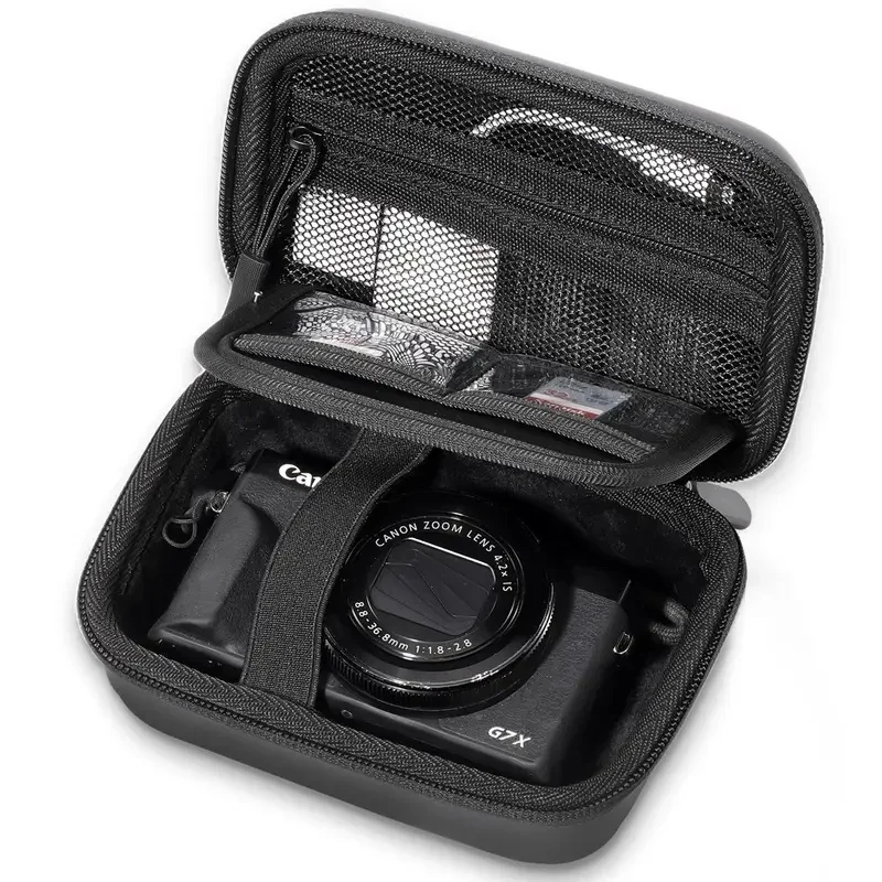 Hard Shell Digital Camera Case for Canon G7X Mark III Mark II, Sony Cybershot, PowerShot SX740, Ricoh GR III, Kodak Pixpro Case