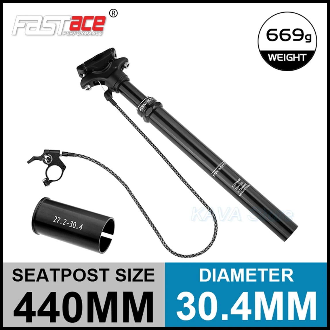 Fastace FSP301 302 303 MTB Zadelpen Externe Interne Kabel Mountainbike Dropper Afstandsbediening Verstelbare Hoogte Fiets Onderdelen