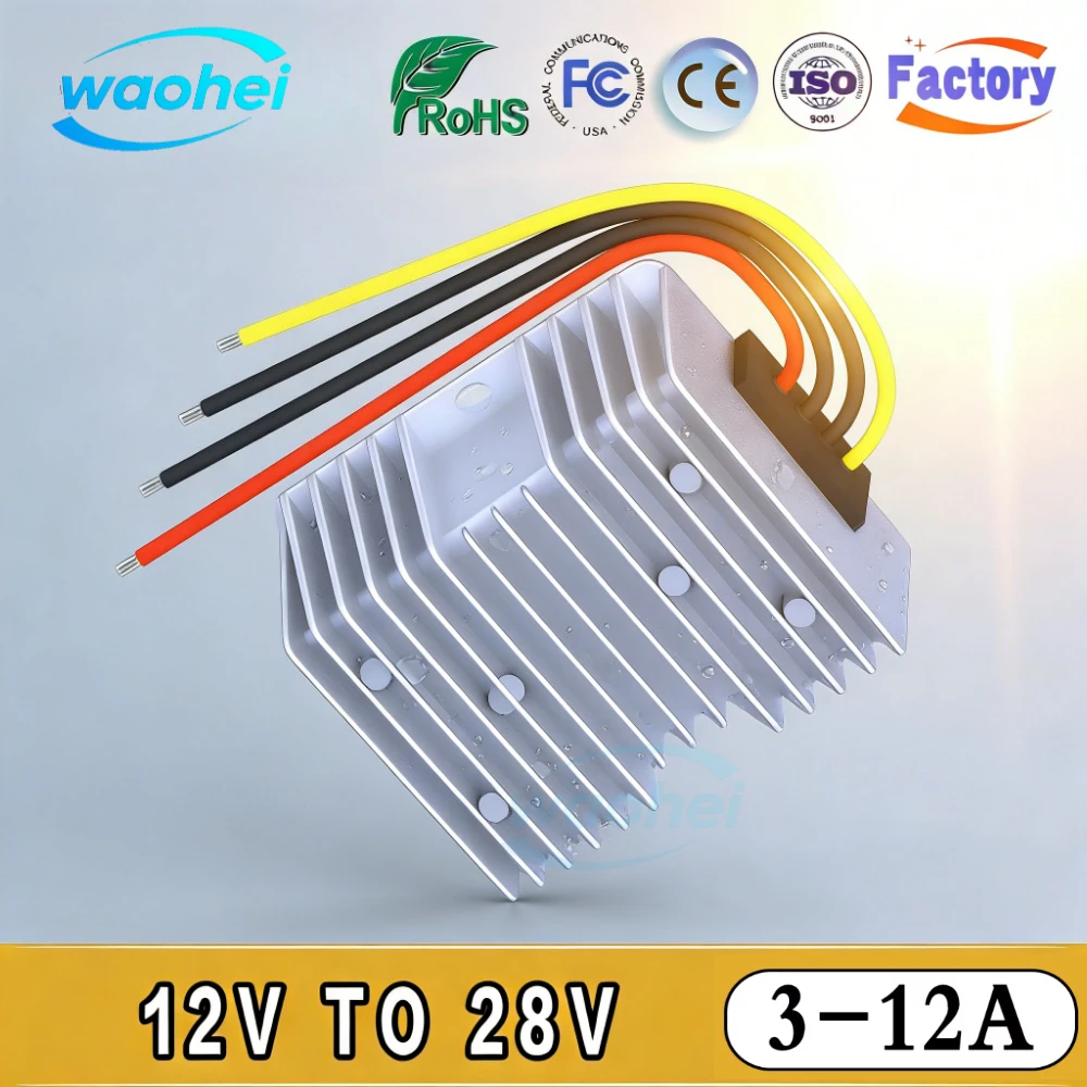 DC DC Converter 12V to 28V 3A 5A 8A 10A 15A Step Up Power Regulator Voltage Boost Inverter Transformer Module For Audio ROHS