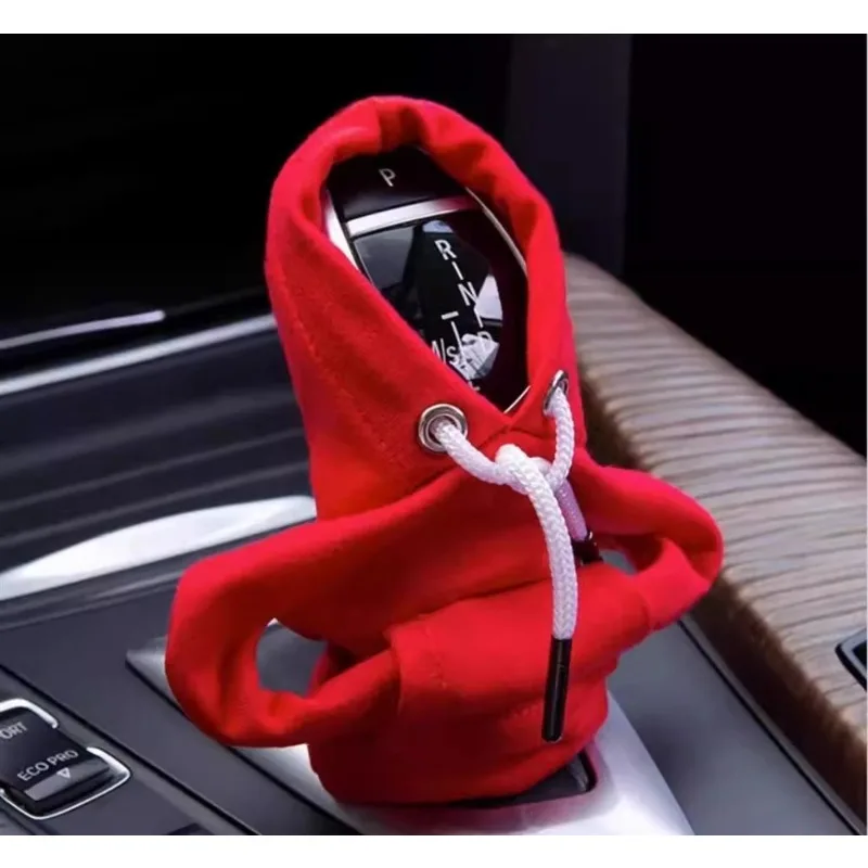 Fits Manual Automatic Universal Car Shift Lever Interior Decor Car Gear Shift Hoodie Cover Shift Cover Gear Handle Decoration