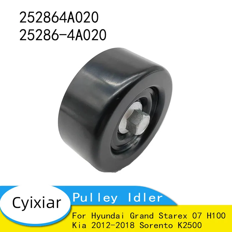 

252864A020 25286-4A020 Pulley Idler for Hyundai Grand Starex 07 H100 for Kia 2012-2018 Sorento K2500