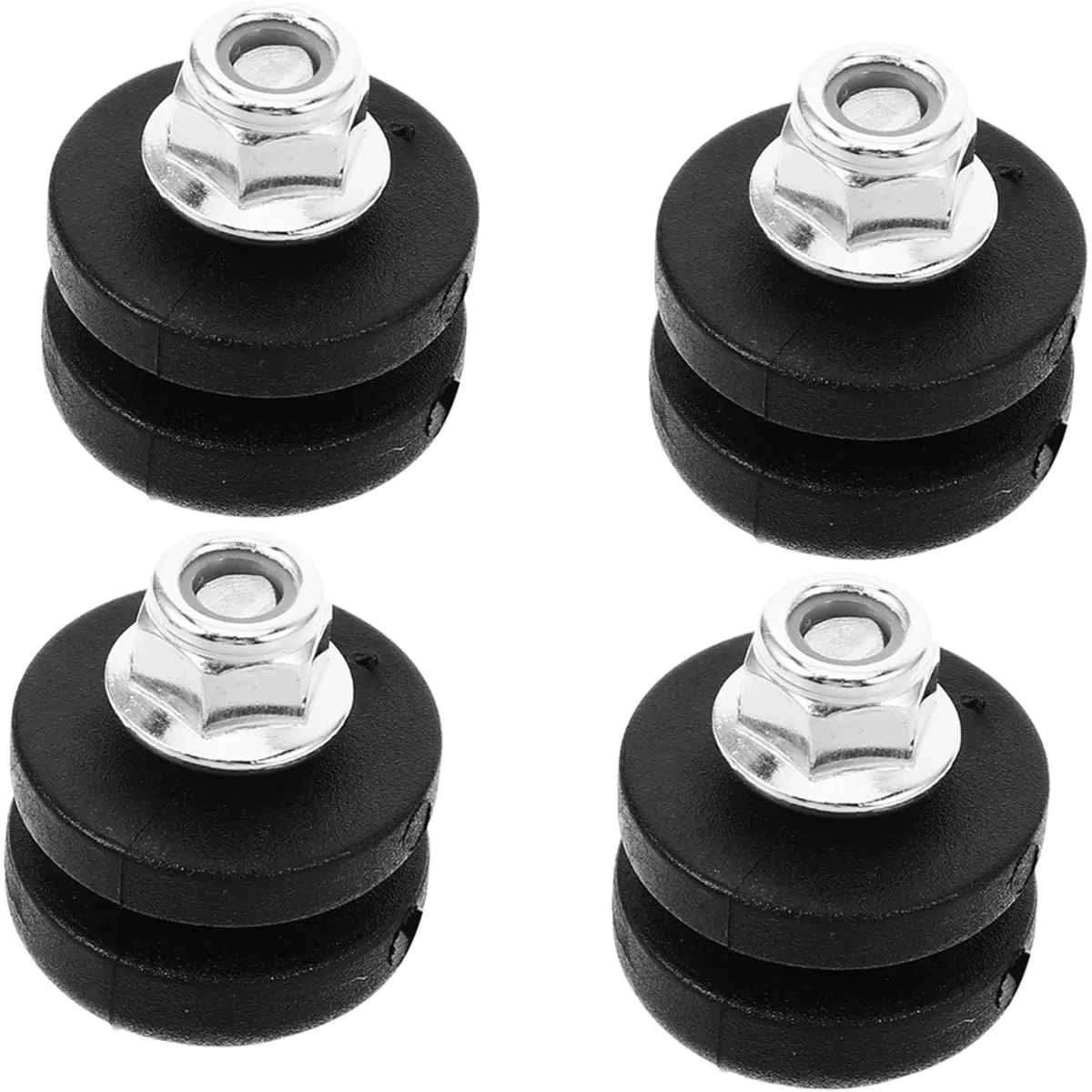 DT35BG 4pcs Bushing Pad for Trunk Dirt Bike Pads Spacers Rear Luggage Case Pad Motorbike Supply Trunk Bracket Base Plate