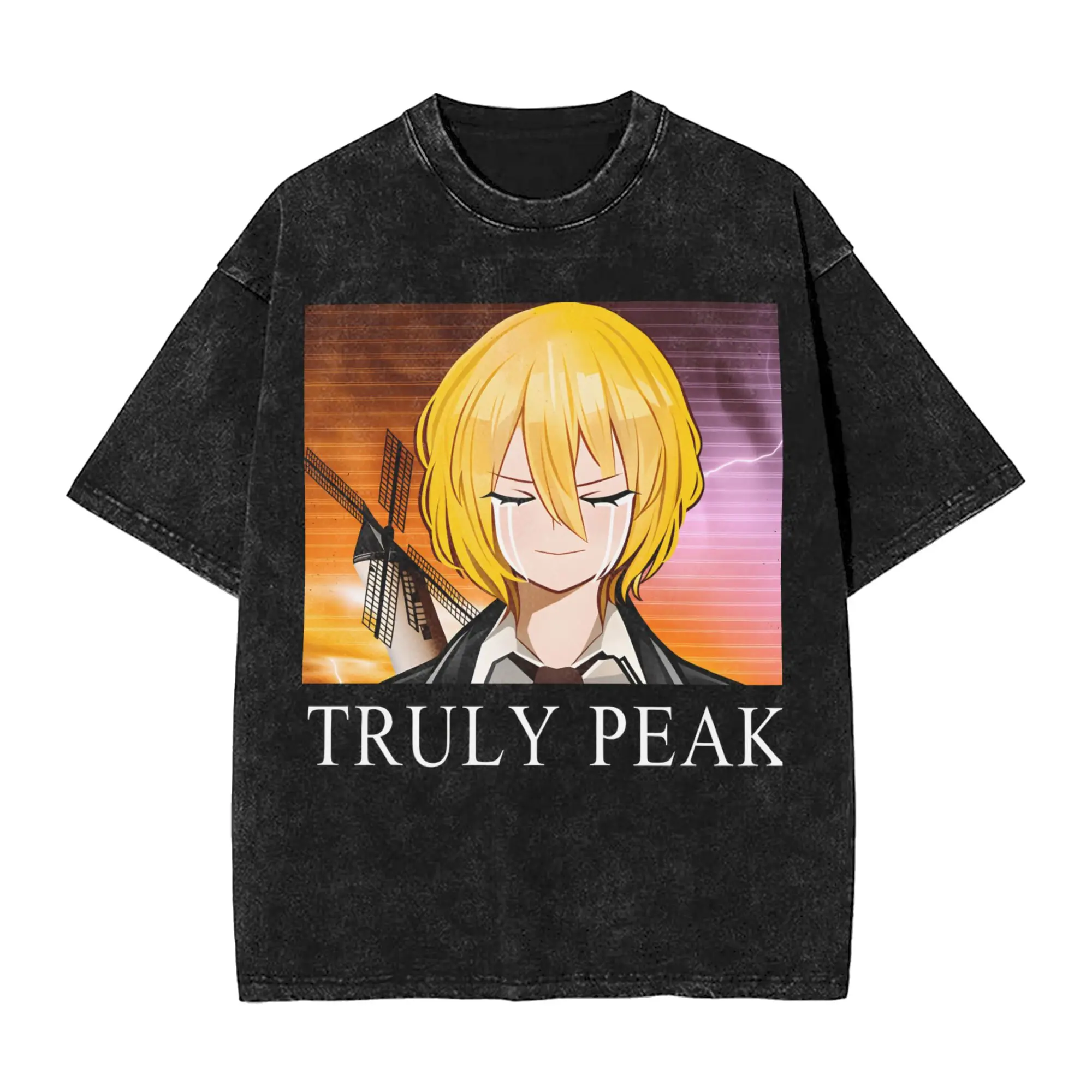 Limbus Company Truly Peak T-Shirt Men  Funny Cotton Tee Shirt O Neck Short Sleeve T Shirt Gift Idea Clothing