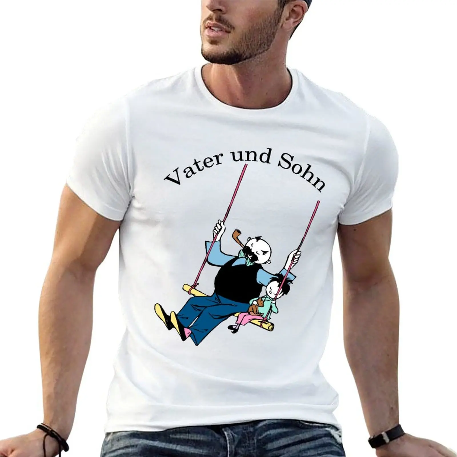 quien disfruta de un día relajante. Experimentan muchas aventuras juntos. Los dibujos cómicos de Erich Ohser, también conocido como e.o.plauen, camiseta.