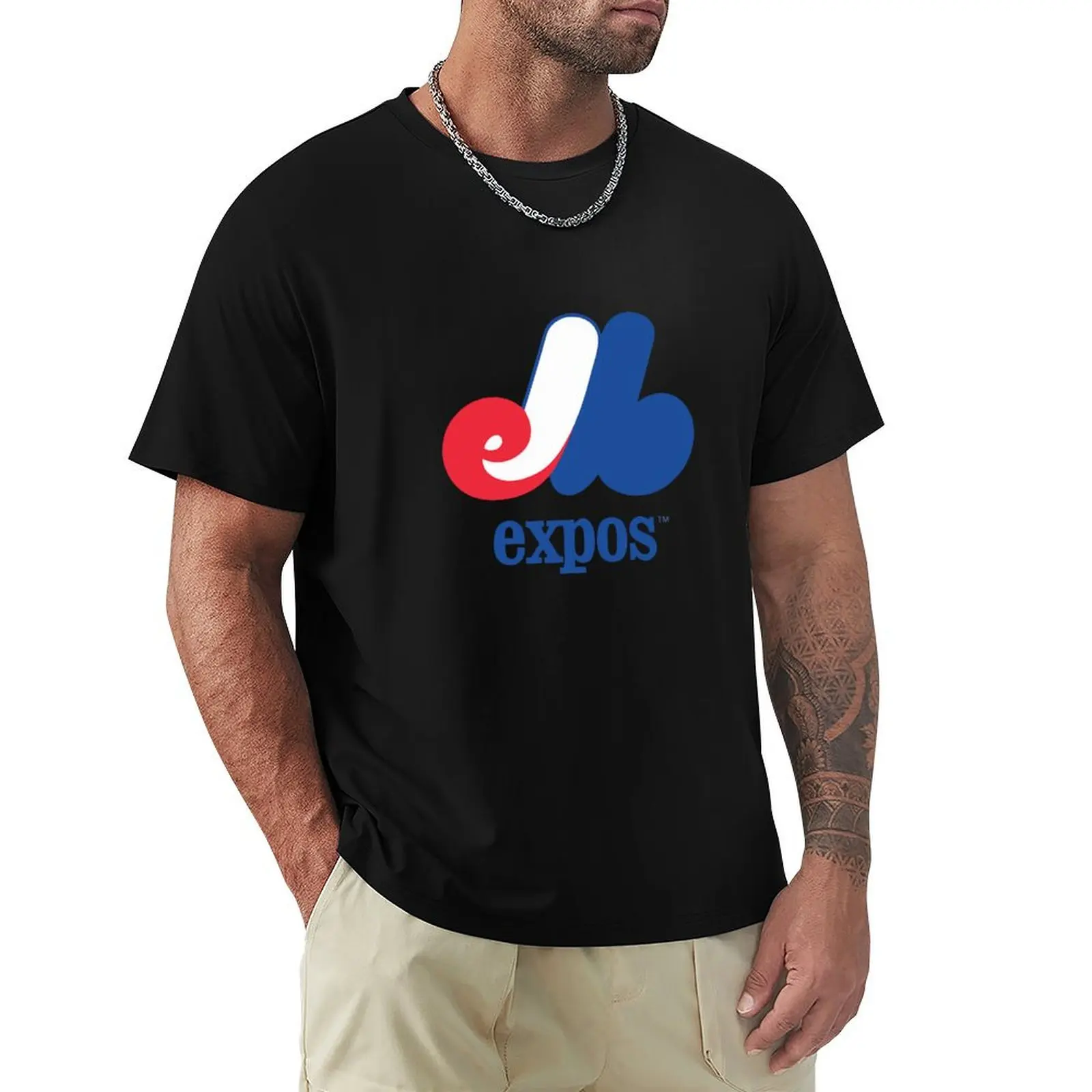 

Montreal Expos Logo T-Shirt designer shirts customs oversized quick drying mens t shirts