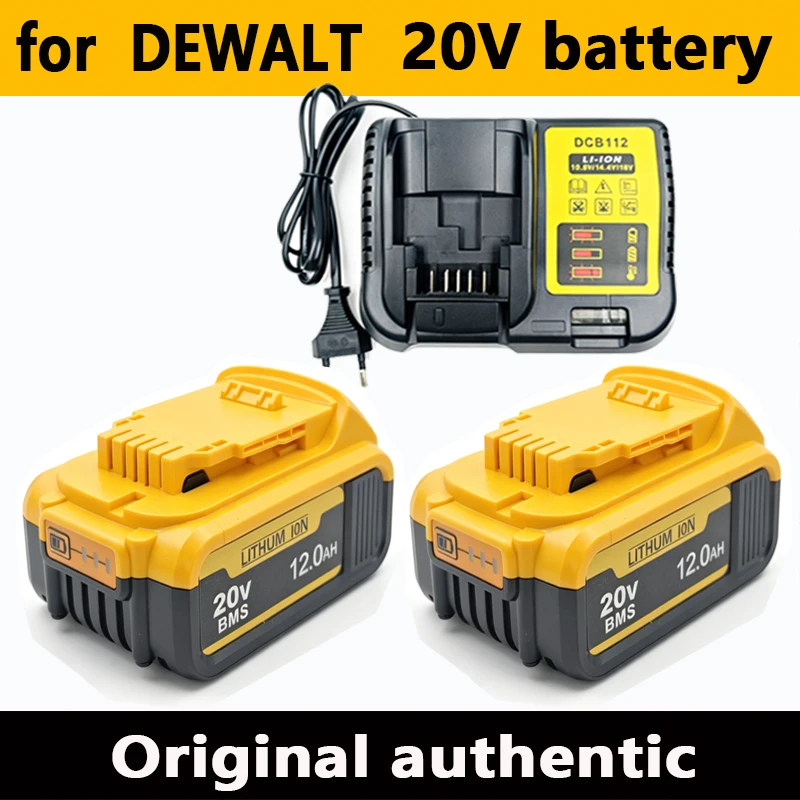 100%  for DEWALT 20V battery DCB200 DCD805 DCB606 DCB609 DCB182 DCB205 DCB206 DCB209 power tool battery