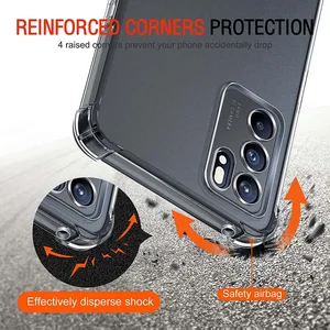 Oppo Reno 12 11 F 10 5G 5 6 7 8 Lite Pro Plus 8T 4GケースソフトTPU透明ダストプルーフのための衝撃プルーフ透明ケース 10ベストセールスかわいい電話ケースOppo -№2