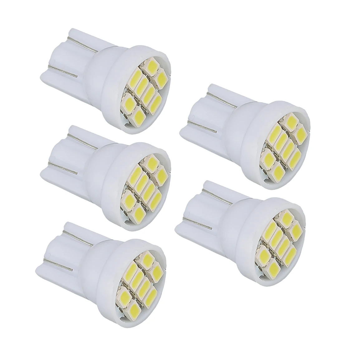 CITALL 5pcs Dash Gauge Cluster T10 White LED Light Bulb 12V DC Fit For Ford F100 F150 F250 F350 Truck 1980-1983 1984 1985 1986