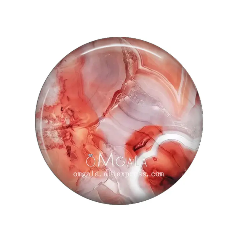 Beauty Imitation Marble Texture Patterns 12mm/16mm/18mm/20mm/25mm Round photo glass cabochon demo flat back Making findings
