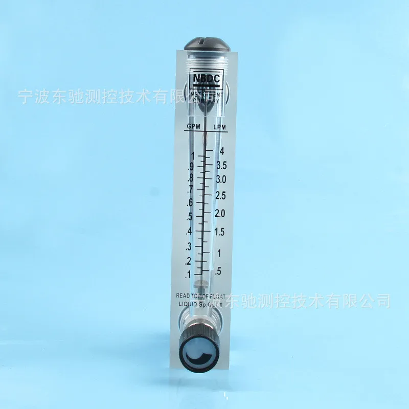 

LZT-1001M-V panel flowmeter 0.1-1GPM water treatment flow meter with valve regulator flow gauge - water