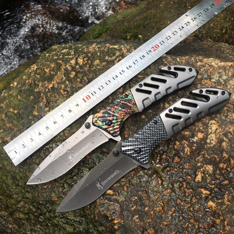 

Stainless Steel camping Outdoor Camping Survival Folding Knife Multifunctional Pocket Knives multiherramienta de bolsillo2024