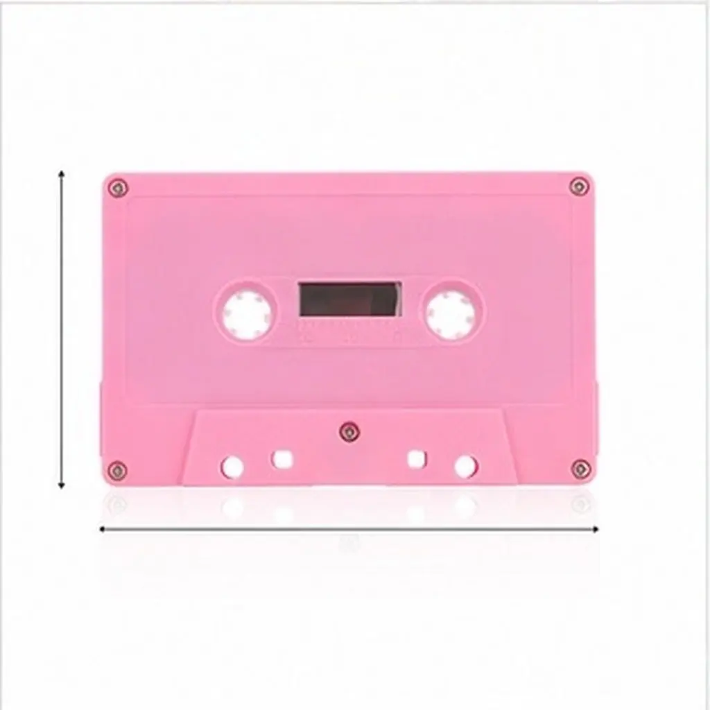 4Pcs Retro Blank Cassette Colored Audio Tapes Recording Party Wall Decor DIY Room Cassette Tape Ornaments Party Wall Decor Prop