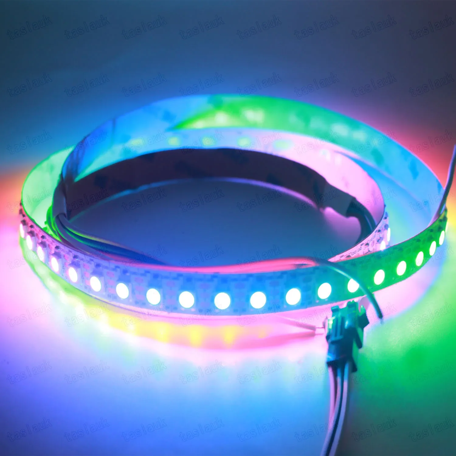 Imagem -05 - Rgb Levou Tira de Luz 1m 2m 5m 12v Ws2812b Ws2812 Ws2815 Pixel Endereçável ic 5050 Rgb 96 ou 144 Leds m Barra Mágica Lâmpada Ip30