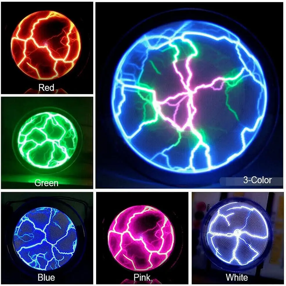 Portátil Mini Pocket Plasma Disc, Resposta Ativada por Voz, Adequado para Decoração do Partido, Presentes Popular Ciência, 2.5 Polegada