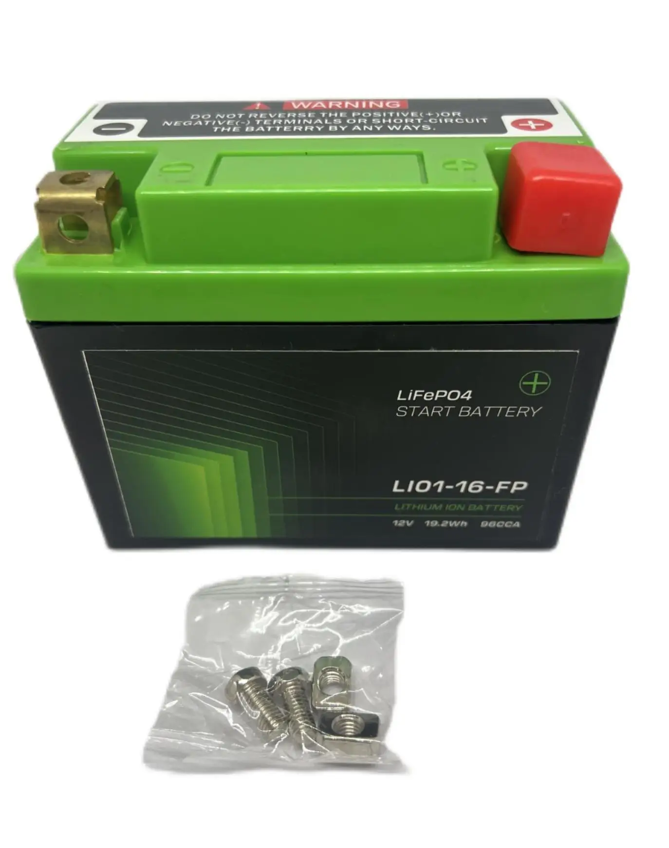 LI01-16-FP  Generator Lithium Start Battery 12V 19.2Wh  Replace HJ01L-16-GFP BT01L-16-GFP Generator Battery