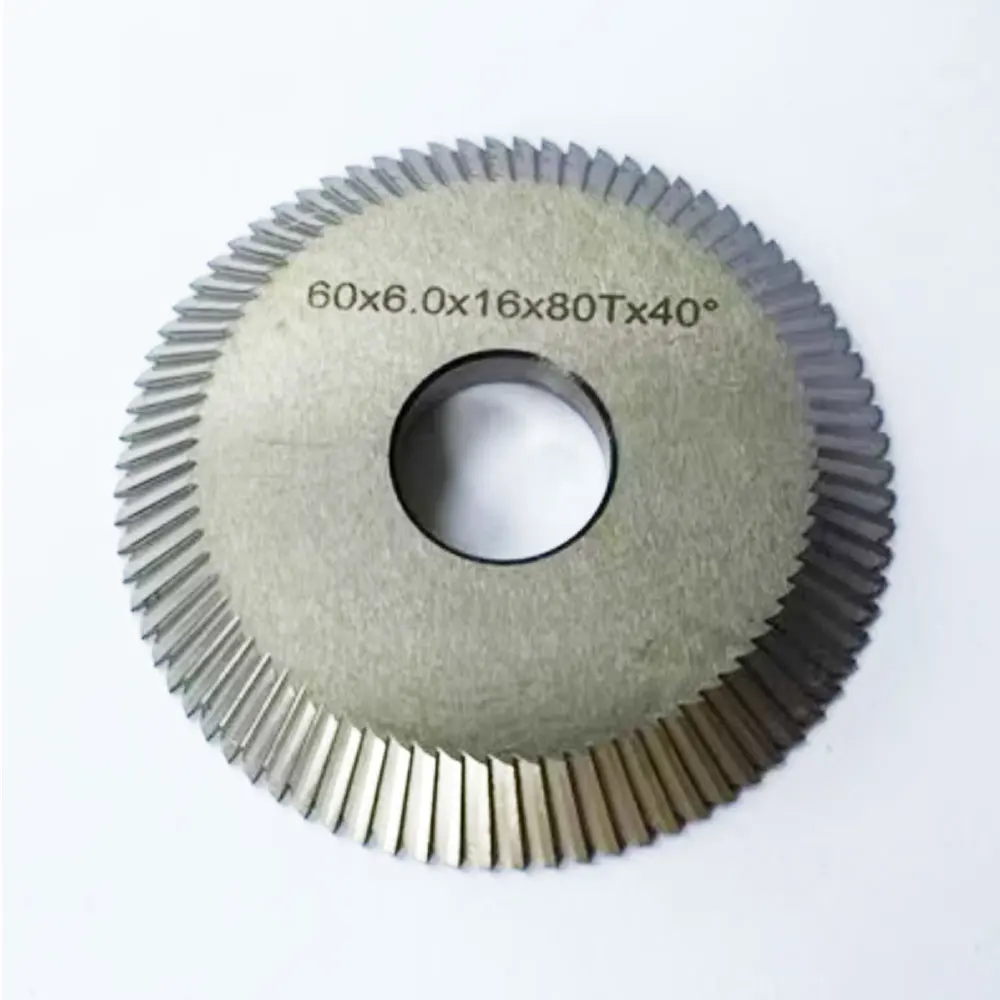 0114 milling cutter 60mm HSS angle cutter WENXING horizontal key machines replacement 60x6x16X80Z WENXING 283 218A 218B 218D 216