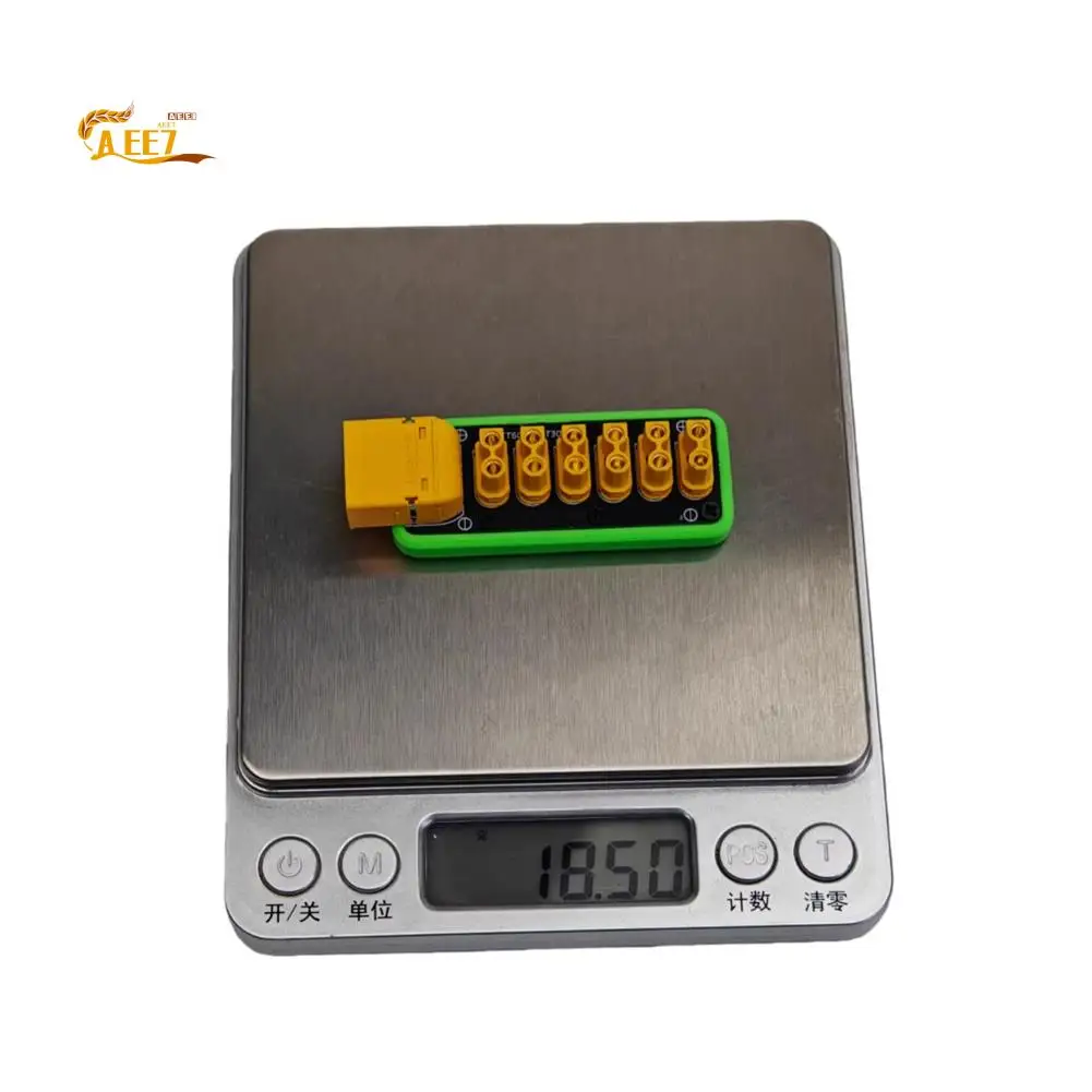 AEE7-100A XT60 Port Input Load Power Distribution Board 6-Channel XT30 Output Terminals PDB Module For RC Drone/Car