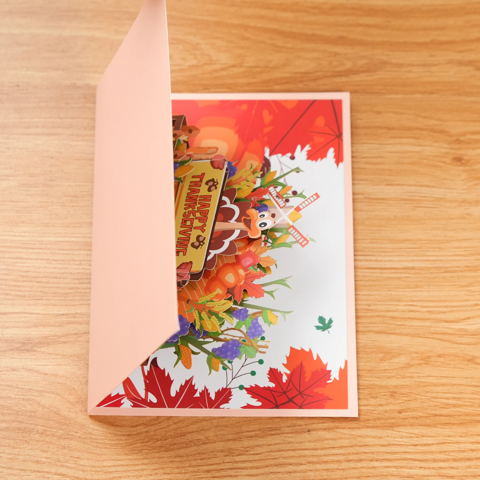 Thanksgiving Day Karte 3D Pop-Up Dankeskarte – Detail 4