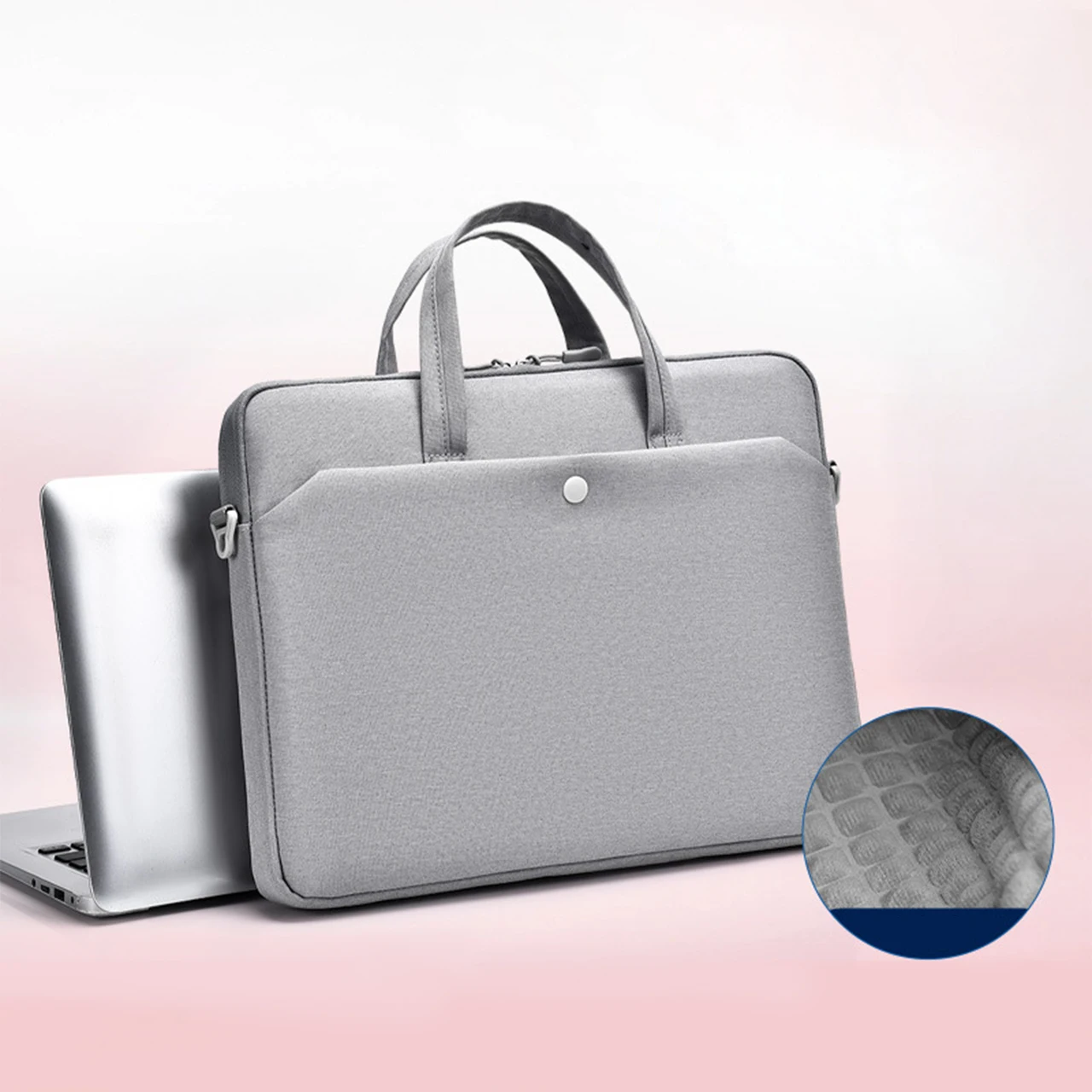 Laptop-Schutzhülle für Macbook Air Pro 16 Zoll, Tasche für 13,3 14 15,6 Zoll HP Huawei Lenovo Dell Notebooks, Schultertasche, Aktentasche – Detail 23