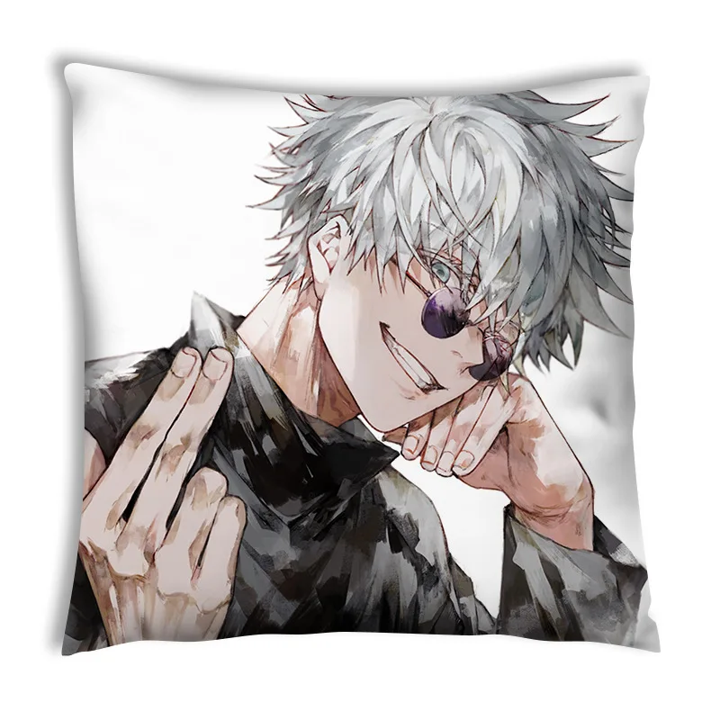 Jujutsu Kaisen Anime Itadori Yuji Kussenhoes Kussenslopen Satoru Gojo Sierkussensloop Voor Woondecoratie Sofa Auto Birthday Gift