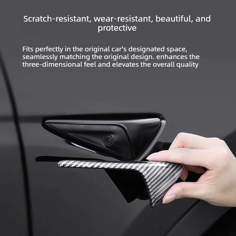 ABS Blinker-Kamera-Abdeckung Seitenverkleidung Schutzabdeckung für Tesla Model 3 Highland Model Y Juniper YL 2025 2026 – Detail 2