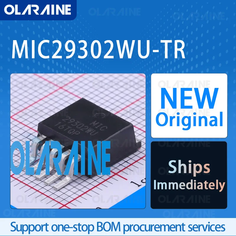 

5/10/100Pcs MIC29302WU-TR TO-263-5 Original IC Chip Low Dropout Voltage Regulator RoHS The output voltage is 25 V Current 3 A