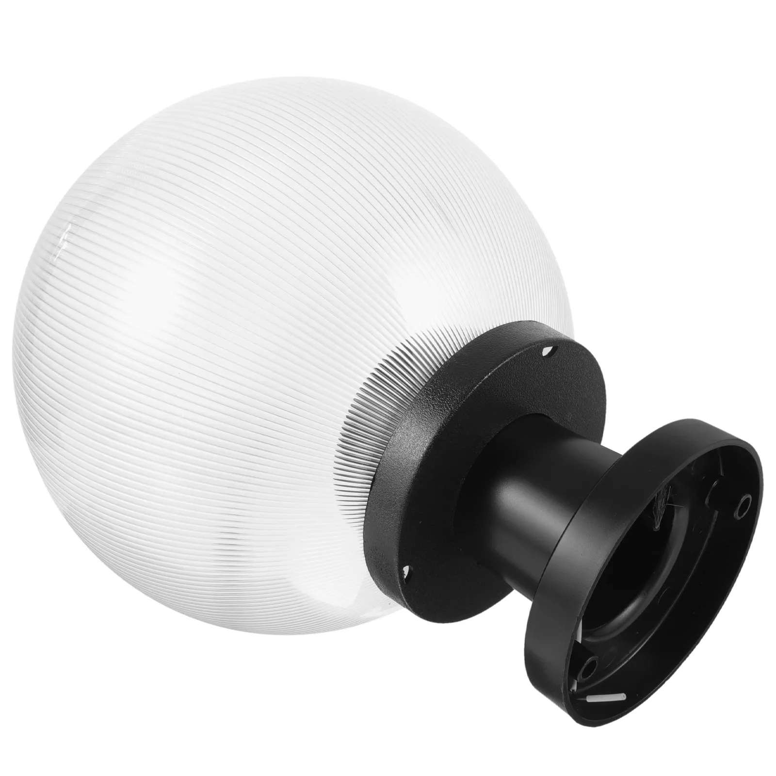 

1Set Outdoor Acrylic Globe Lamp Shade Easy Install Post Lamp Cover Replacement Light Fixture for Yard Garden Patio Fence